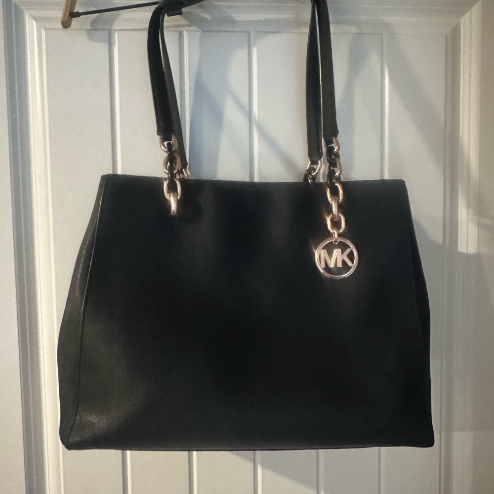 Michael Kors Cynthia Safgaino leather satchel